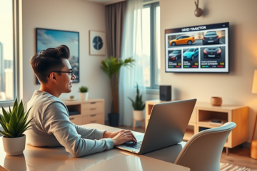 Image illustrant le financement en ligne de véhicules d'occasion