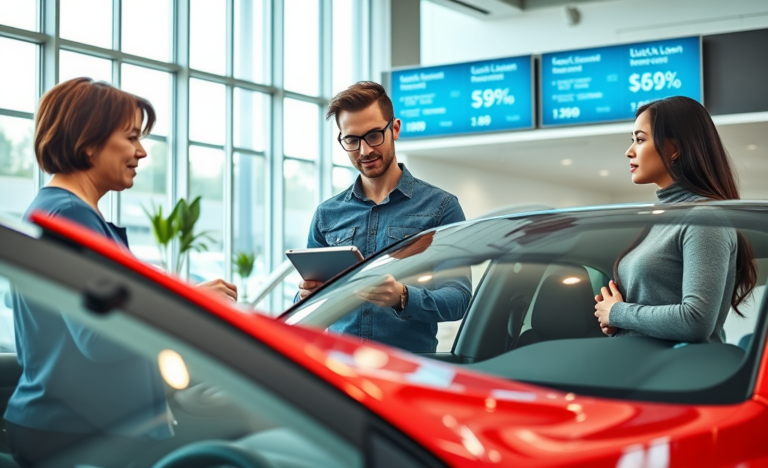 Image illustrant le processus d'achat d'une voiture neuve grâce à une analyse digitale instantanée.