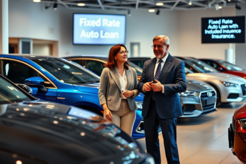 Image illustrant le Crédit Auto Premium avec assurance incluse et taux fixe.