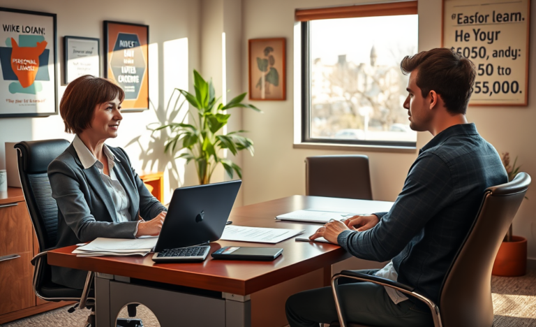 Image montrant des informations sur le prêt personnel avec Spring Financial.
