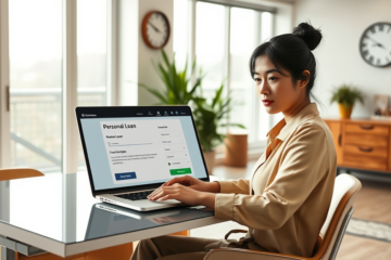 Image représentant le processus de demande de prêt personnel via GoPeer, illustrant les montants disponibles de 1 000 $ à 25 000 $.