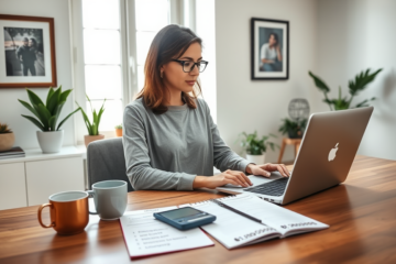 Image d'une personne remplissant une demande de prêt personnel chez Refresh Financial.
